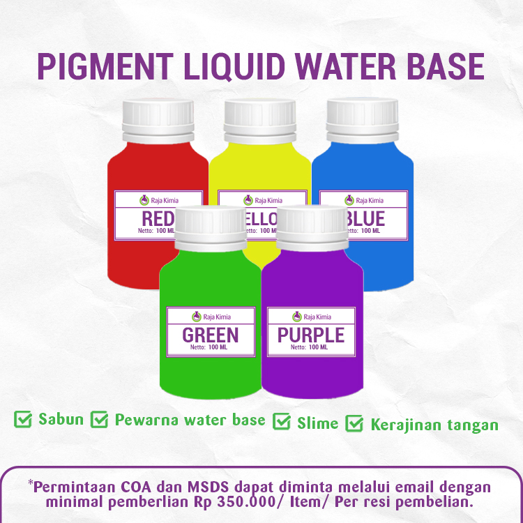 pigment liquid water base pigment liquid water base